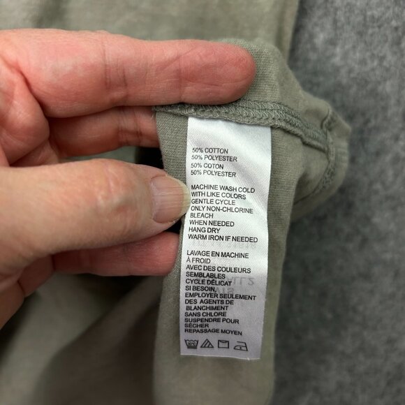 Untuckit Pullover Long Sleeve Henley Shirt Men's Size XXL Albarino Gray - Picture 4 of 10